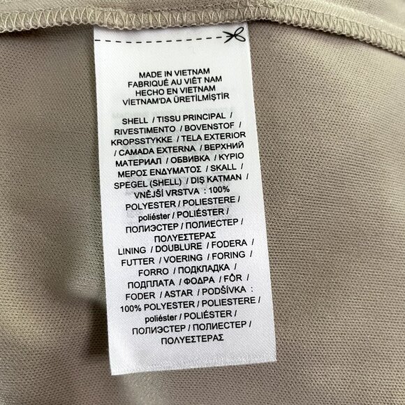 Lauren Ralph Lauren Dress Womens 14 Brown Snake Python A-Line Sleeveless Pleated - Picture 11 of 12